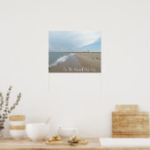 Naar het strand gaan we Poster (Keuken)