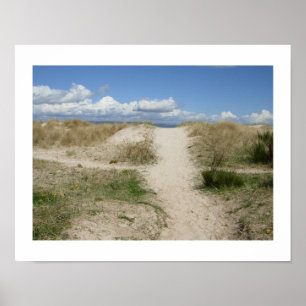 Naar het strand op het Poster van Nairn