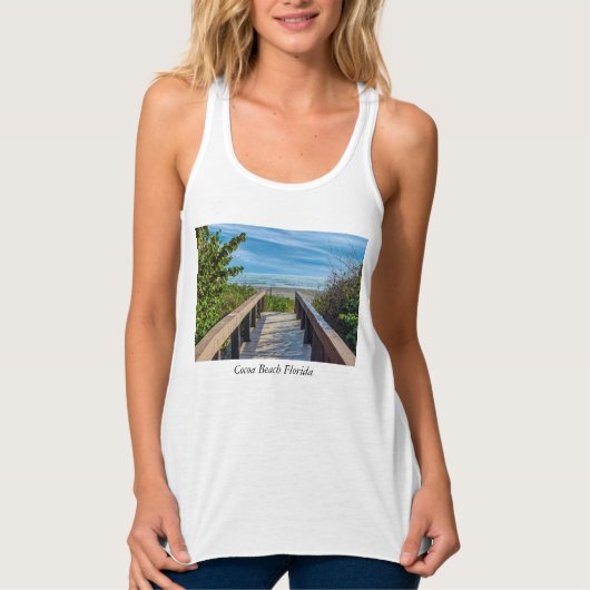 Naar het strand tanktop (Voorkant)