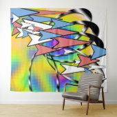 Naar het toekomstige tapijt wandkleed (In Situ (horizontaal))