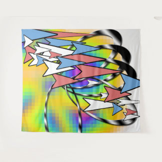 Naar het toekomstige tapijt wandkleed