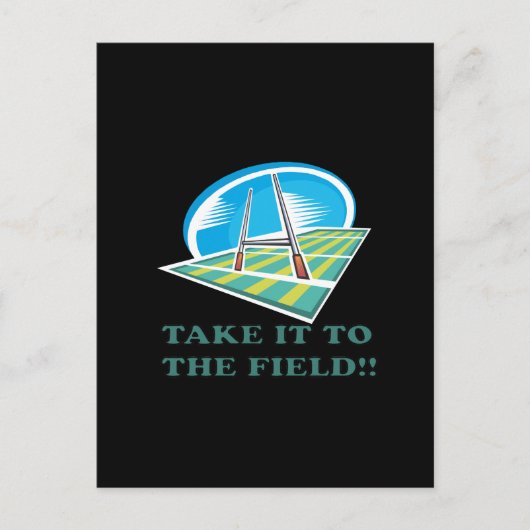 Naar het veld briefkaart (Voorkant)