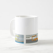 Naar het werk, ik roep koffiemok (Voorkant links)