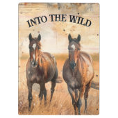 Naar het Wild Horse Clipboard Klembord (Achterkant)