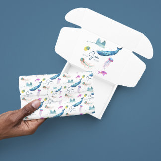Naar het Zee gaan we met weefselpapier Tissuepapier