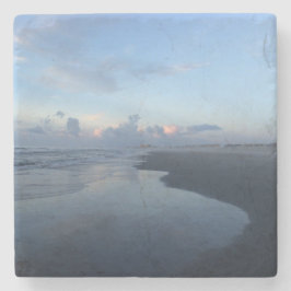 Naar het zuiden kijken, Wright tsville Beach Stenen Onderzetter