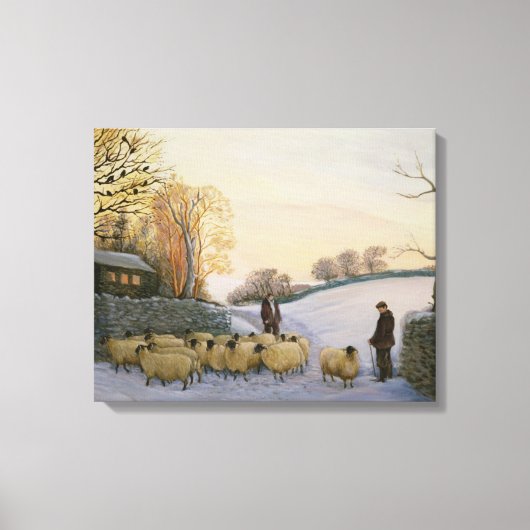 Naar huis canvas afdruk (Voorkant)