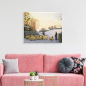 Naar huis canvas afdruk (Insitu (Woonkamer))