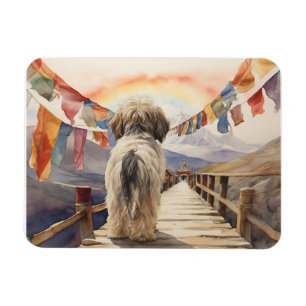 Naar huis gaan. Een Uitzicht van Rainbow Bridge Magneet