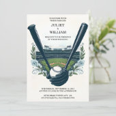 Naar Kampioen Team Ball Field Pitch Baseball Bruil Kaart (Staand voorkant)