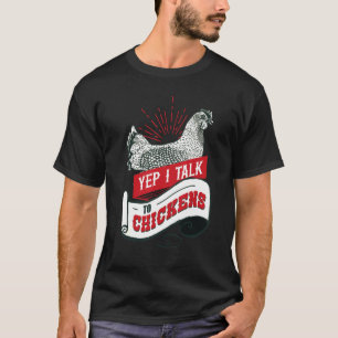 Naar kippen stijl Chicken T-shirt