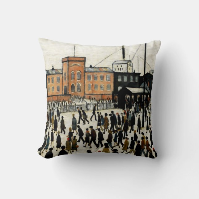 Naar L.S. Lowry Kussen (Voorkant)
