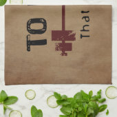 Naar Lift Bodybuilding Theedoek (Gevouwen)