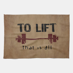 Naar Lift Bodybuilding Theedoek