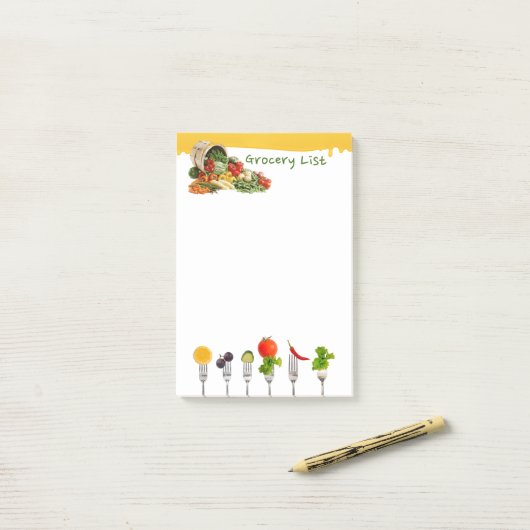 Naar Markt I ga (grote ticky Note Pad) (Op bureau)