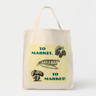 Naar markt tote bag