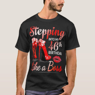 Naar mijn 46e verjaardag als een bus voor 46 t-shirt