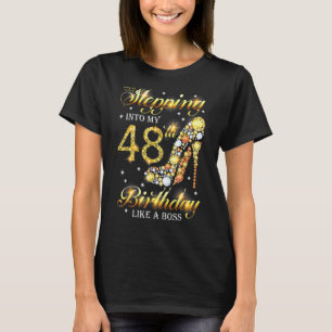Naar mijn 48ste verjaardag gaan als een busdag W T-shirt