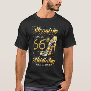 Naar mijn 66e verjaardag als een bendag W T-shirt