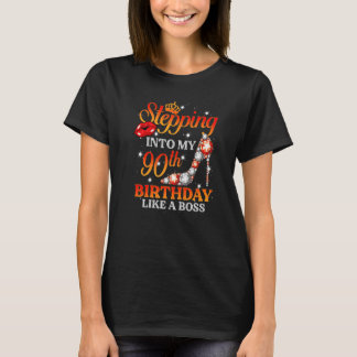 Naar mijn 90ste verjaardag als een 90-jarige baas t-shirt