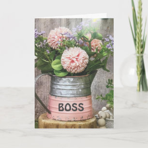 NAAR MIJN AMAZING **BOSS** BIRTHDAY KAART