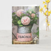 NAAR MIJN AMAZING **LERER** KAART VAN DE TWEEDE DA (Gele Bloem)