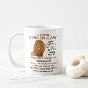 Naar mijn beste schoonzoon koffiemok