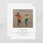 Naar mijn broer op mijn bruiloft Foto (Voorkant / Achterkant)