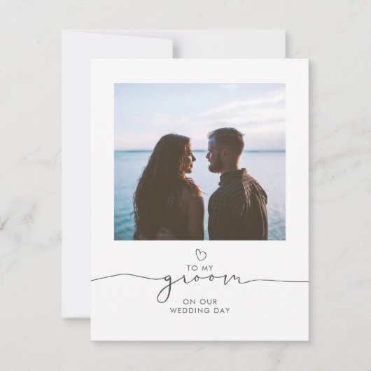 Naar mijn bruidegom op onze trouwdag Foto bericht (Voorkant)