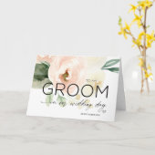 Naar mijn bruidskruid voor het huwelijk kaart (Gele Bloem)