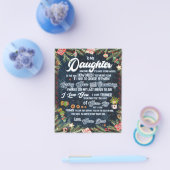 Naar mijn dochter Gift, kerstbrief aan dochter Flyer (Enkel)