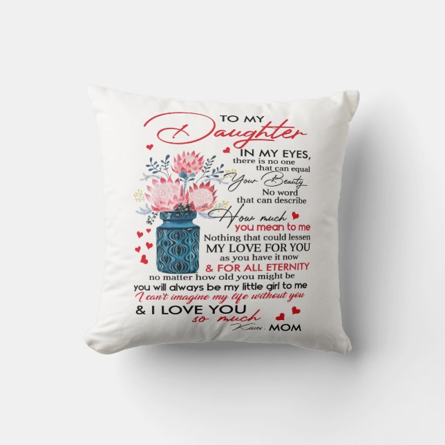 Naar mijn dochter kussen (Voorkant)