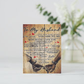 Naar mijn eigen ontwerp | Brief aan hem | Lovely G Kaart (Staand voorkant)