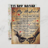 Naar mijn eigen ontwerp | Brief aan hem | Lovely G Kaart (Voorkant / Achterkant)