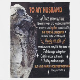 Naar mijn eigen ontwerp Offertes over de liefdes Fleece Deken