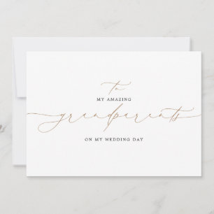 Naar mijn grootouders op mijn huwelijksdag legant