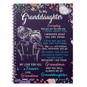 Naar mijn kleindochter Gift van oma, Bloemster Lov Notitieboek