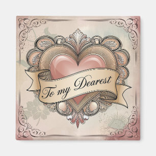 Naar mijn liefste: Heart Design Magneet