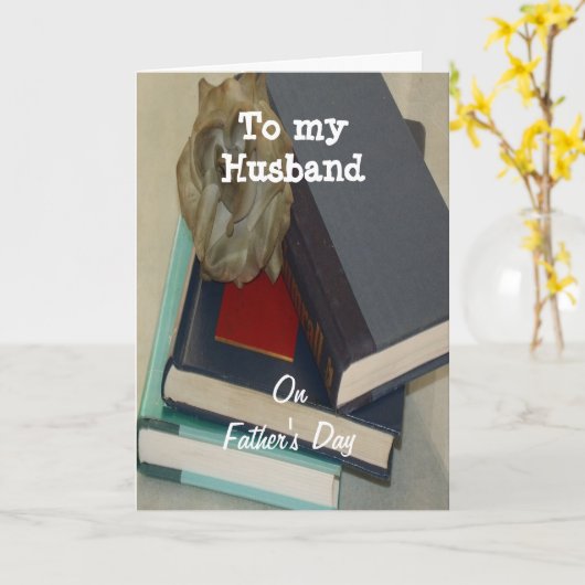 Naar mijn man op Vaderdag Kaart (Gele Bloem)