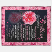 naar mijn moeder deken van Little girl, Blanket Gi (Voorkant (Horizontaal))