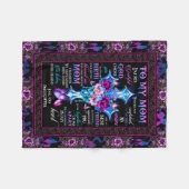 naar mijn moeder deken van Son, deken voor moeder (Voorkant (Horizontaal))