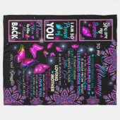 Naar mijn moeder van de deken van de dochter, Butt (Voorkant (Horizontaal))