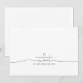 Naar mijn mooie Nan op mijn huwelijksdag (Voorkant / Achterkant)