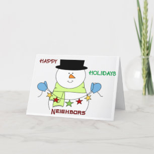 NAAR MIJN OF ONZE "NEIGHBOR" OP CHRISTMAS-Vakantie Feestdagen Kaart