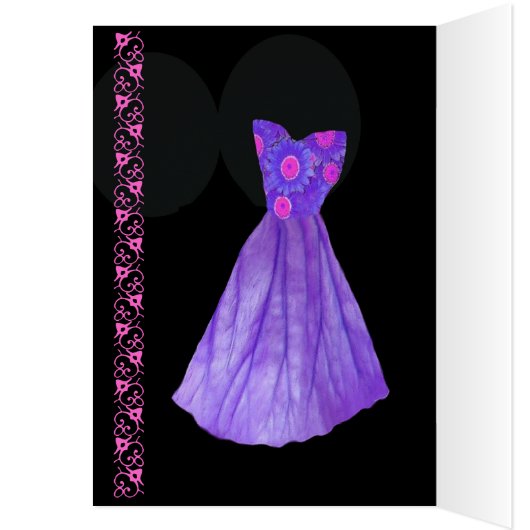 Naar mijn toekomstige man - Paarse dress (Binnen (Links))