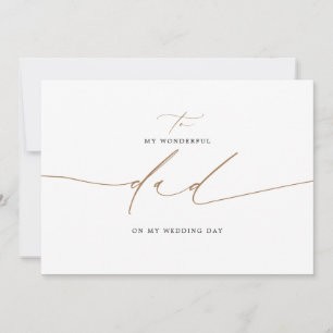 Naar mijn vader op mijn huwelijksdag legant