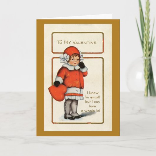 Naar mijn Valentijn Feestdagen Kaart (Voorkant)