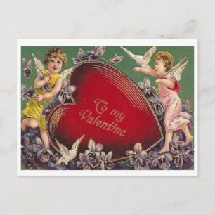 Naar mijn Valentijn ouderwets Valentijn Briefkaart