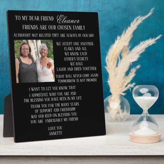 Naar mijn vriend fotoplaat (Zijkant)