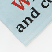 Naar mijn zoon met grote knuffelmam fleece deken (Hoek)